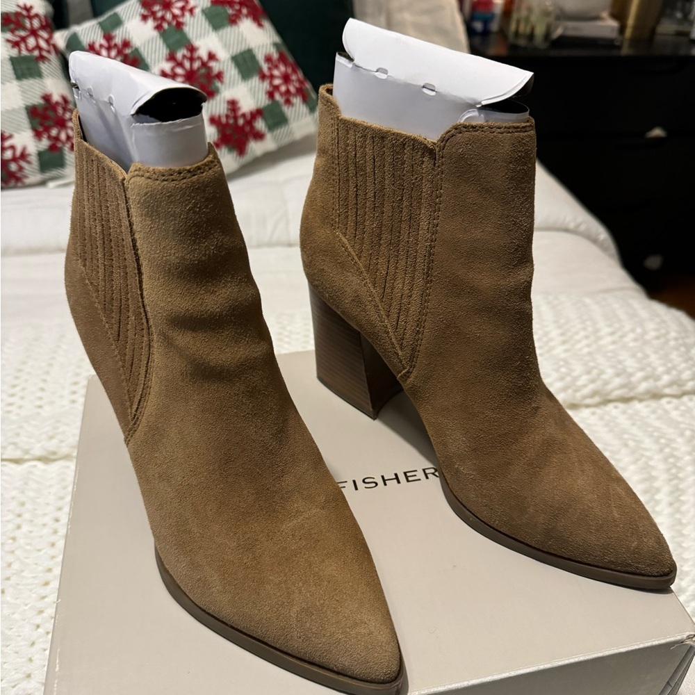 Marc Fisher Matter Suede Ankle Boots